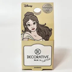 【ディズニーオリジナルデザインパッケージ】DECORATIVE NAIL デコラティブネイル 美女と野獣 ベル DNデコラティブジェルネイル シャンパンゴールド カラージェル 4g