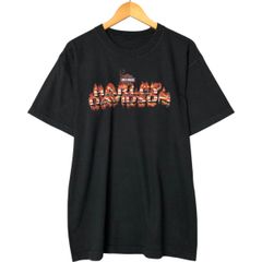 古着 00年代 ハーレーダビッドソン Harley-Davidson モーターサイクル バイクTシャツ メンズXL相当/eaa558521