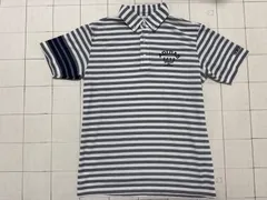 ハ2504-2-4185 アディダス　adidas ポロシャツ　グレー　S