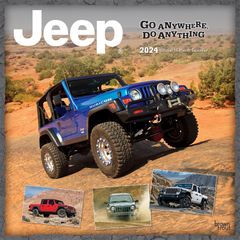 【輸入版】2024年 ジープ カレンダー / ブラウントラウト 30.5 x 61 cm (Jeep  Calendar)