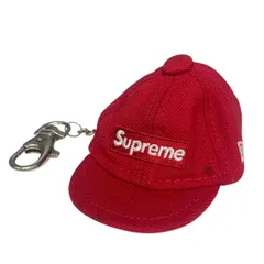 Supreme 　NEW ERA 59FIFTY キーホルダー 赤 Supreme Screw Ball S Logo New Era 59Fifty Fitted Hat Red
