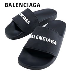 新品】BALENCIAGA ビーチサンダル ブラック 27cm - メルカリ