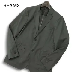 BEAMS ビームス 通年 背抜き★ アンコン テーラード ジャケット Sz.M　メンズ グレー