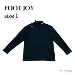 FOOT JOY フットジョイ 　起毛ストレッチモックネックシャツ Lサイズ 2024年モデル ゴルフウェア men's