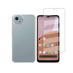 AQUOS Wish 4 / SH-52E置き換え可能です【1枚ガラスフィルム+1つですシリコン ケース】Aquos wish 4 SH-52E docomo用のケース クリア TPU 耐衝撃 落下防止 専用保護 シリコン ケースAQUOS Wish 4  1