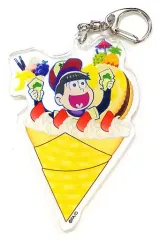 【中古】キーホルダー・マスコット(キャラクター) 十四松 キャラコレ!Meets アクリルクレープキーホルダー 「おそ松さん」