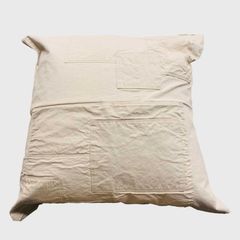 TK-Boro クッション（Canvas）(日本製帆布生地パッチワーククッションBOROスタイル)90cm角【T.K GARMENT SUPPLY】