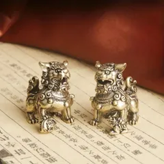 古銅　獅子　置物　銅置物　銅器 Yahoo!オークション -「玉獅子」(銅製) (金属工芸)の落札相場