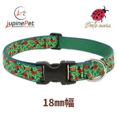 ビートルマニア柄 ワンタッチ首輪 18mm幅 中型犬向け アメリカ製 アメリカ直輸入 LUPINE ルパイン 軽量 丈夫のサムネイル