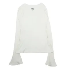 MAISON MARGIELA メゾンマルジェラ 17AW S52GC0062 S23074 MM6 エムエムシックス ニット インナー 長袖 カットソー ホワイト系 S【中古】のサムネイル