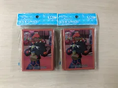 【新品未開封】 ポケモンカードゲーム デッキシールド （スリーブ） POKÉMON TRAINERS Off Shot! キバナ 64枚入り 2個セット 日本製