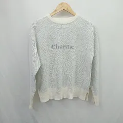 ◇ ⊇ ROPE PICNIC ロペピクニック ハイゲージ 長袖 ニット サイズ38 オフホワイト系 レディース E  【1506230019298】