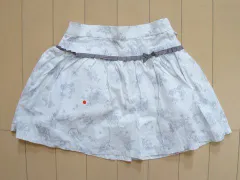 タルティーヌ エ ショコラ タルティーヌエショコラ tartine et chocolat アウトレット 子供服 女の子 110cm スカート 白 バラ 春 夏 ★2 ガールズ 女児 キッズ 【中古】 ユーズド 古着 子ども服 こども