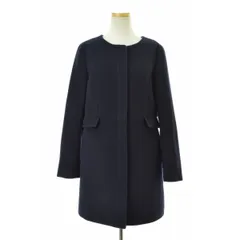 【anySiS】ノーカラーウールコート