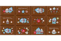 【中古】食玩 ステッカー・シール ハンギョドン 「ちょこぶろっくしーる サンリオキャラクターズ」