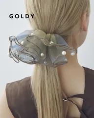 GOLDY ゴールディ スフィアー シアー フリル バレッタ 6250705