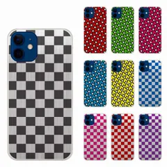 [iPhone14　Pro Max(6.7インチ)] iPhone16 ケース スマホケース iPhone16 Pro 15 14 13 12 11 iPhoneSE 第3世代/第2世代 アイフォン ハードケース スマホカバー 全機種対応 シンプル 市松模様 