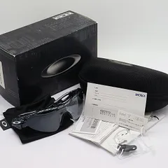 未使用品 箱/ケース付 オークリー サングラス OO9206-11 131 レーダーロック ブラック×シルバー STU