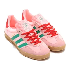アディダス オリジナルス adidas Originals ガゼル インドア 通勤通学 ストリートファッション レディース JI2713 WOMENS GAZELLE INDOOR COURT GREEN × GLOW PINK × GUM