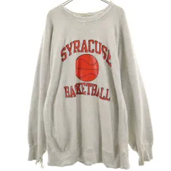 チャンピオン 80s オールド USA製 トリコタグ後期 ヴィンテージ 長袖 リバースウィーブ スウェット XXL グレー Champion REVERSE WEAVE 裏起毛 メンズ