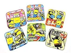(ミニオンズ)Minions ミニオンズ ミニ タオル アソート 6種 (各1枚ずつ) 計6枚 セット[ゆうパケット発送、送料無料]mer004