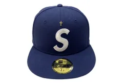 2025年最新】SUPREME キャップ sロゴ ネイビーの人気アイテム