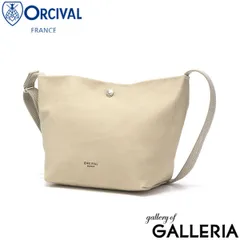 オーシバル ショルダーバッグ レディース メンズ 軽量 軽い ORCIVAL ショルダー バッグ 斜めがけ 小さい 小さめ ブランド OR-H0329 LCV LT.BEIGE