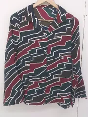 ◇ AZUL BY MOUSSY 長袖 シャツ ブラウス サイズF ボルドー系 ネイビー系 グリーン系 ブラウン系 レディース  【中古】 【1203290006182】