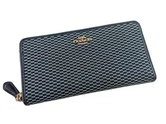 コーチ 長財布　ハウンドトゥースレザー　ブラック 千鳥柄 2025年最新】coach 財布 千鳥の人気アイテム - メルカリ