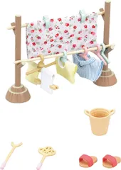 【新品】 エポック社 シルバニアファミリー Sylvanian Families ものほしセット STマーク認証 ドールハウス おもちゃ 610 家具 3歳 カ