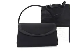 ■新品■未使用■ IWASA イワサ ナイロン フォーマルバッグ ハンドバッグ ショルダー ブラック系 BJ3024