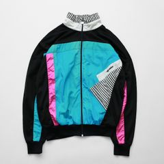 umbro アンブロ ウィンドブレーカー ジャージ トラックジャケット ブルゾン マルチカラー Sサイズ 古着【UR-0321】