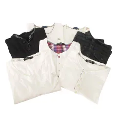 バーバリーブラックレーベル BURBERRY BLACK LABEL ブルーレーベル Tシャツ等 7点セット まとめ チェック Vネック 開襟 カットソー S～M マルチカラー