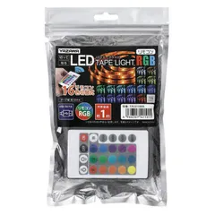 【 新品 未開封 】 ヤザワ テープライト レインボー リモコン付き 1m LED TPL011RRB TPL011RRB 未使用 送料無料のサムネイル