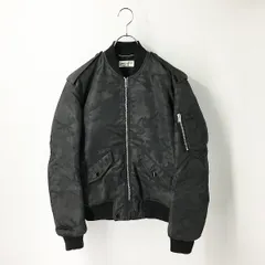 美品 2016 SAINT LAURENT PARIS サンローラン パリ カモフラ柄 MA-1 クラシックボンバージャケット 42//カーキグレー【2400012734555】のサムネイル