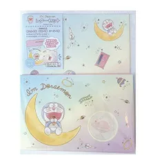 ドラえもん レターセット 透明窓(便せん8枚 封筒4枚 シール4枚) 1個