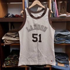USA製 80's チャンピオン ナイロン タンクトップ Mサイズ アメリカ製 80年代 トリコタグ Champion 04H2002
