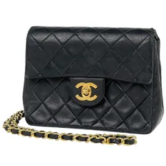 【超希少/入手困難】CHANEL ミニマトラッセ フラップ バッグ 希少！入手困難！ソーブラック◎CHANEL ミニフラップバッグ