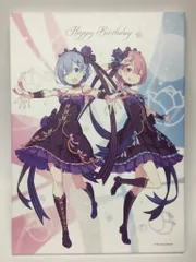 ブシロード キャンバスアート Re:ゼロから始める異世界生活 ラムとレムの誕生日生活2021Ver.