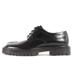 Maison Martin Margiela メゾンマルタンマルジェラ サイズ:42(27.0cm) ブラッシュアップドレザー タビ ダービー ドレス シューズ MM22 足袋 Tabi スプリットトゥ 短靴 革靴 ブラック 黒 イタリア製【メンズ】のサムネイル