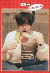 【中古】食玩 ステッカー・シール ソンフン(縁：赤) ノーマルシール 「ENHYPEN ツインウエハース」