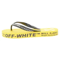 OFF-WHITE (オフホワイト) アローロゴ ラバーベルトサンダル ビーチサンダル 41 イエロー/ブラック OMIA131E19D270026000のサムネイル