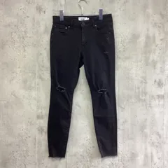 AZUL BY MOUSSY アズールバイマウジー　クラッシュスキニーデニムパンツ　レディース　黒　Mサイズ