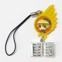 【中古】キーホルダー・マスコット(キャラクター) アルミン・アルレルト＆祖父の本 「進撃の巨人 シルバーチャームコレクション」