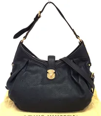 S158◆ほぼ未使用【ルイヴィトン】マヒナ XS ショルダーバッグ◆M95660 ロングショルダー付 黒 ブラック