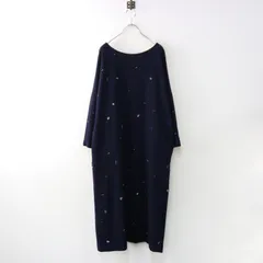 最終価格　新品未使用　ミナペルホネン　 ノースリーブワンピース　NAVY　40 中古・古着通販】mina perhonen (ミナ ペルホネン) cloudy
