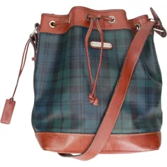 古着 ラルフローレン Ralph Lauren チェック柄 ブラックウォッチチェック ショルダーバッグ/gaa005624