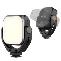 VL66 LEDミニビデオライト 360°回転式 小型 USB-C充電式 2000mAhバッテリー 無段階調節 照射角度調整可能 VIJIM 3200－6500色温度 CRI95 撮影用ライト 軽量 超高輝度 YouTube Tiktok 自作、撮影、写真