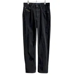 Diesel ディーゼル Industry インダストリー ブラックデニム ボタンフライ デニムパンツ コットンパンツ 黒 サイズ33 No.H478