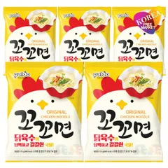 Paldo パルドココ麺 115g 5袋 / 韓国食品 輸入食品 少女時代 韓国食材/韓国料理/韓国お土産/韓国ラーメン/非常食/防災用/防災グッズ/乾麺/インスタントラーメン/辛いラーメン/辛ラーメン/ラーメン/キムチ 焼肉 韓国料理 PALDO
